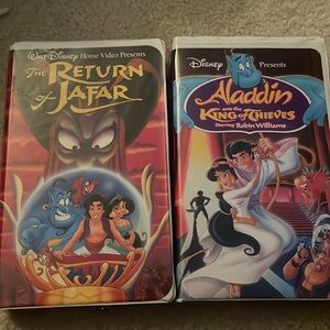 Aladdin vhs tapes
